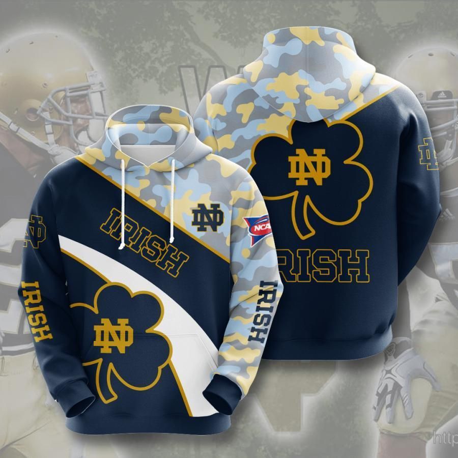 Notre Dame Fighting Irish 3D All Over Printed Sweatshirt, Hoodie, Zip Hoodie | Ncaa Fan Gear For Men, Women