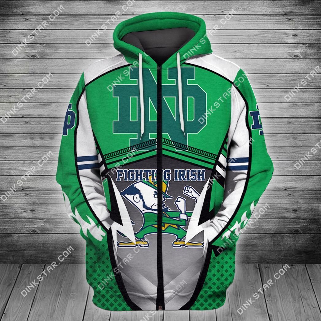 Notre Dame Fighting Irish 3D All Over Printed Sweatshirt, Hoodie, Zip Hoodie | Ncaa Fan Gear For Men, Women