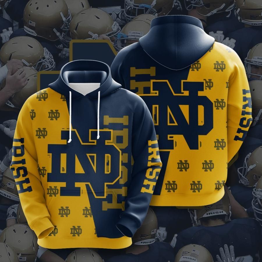 Notre Dame Fighting Irish 3D All Over Printed Sweatshirt, Hoodie, Zip Hoodie | Ncaa Fan Gear For Men, Women