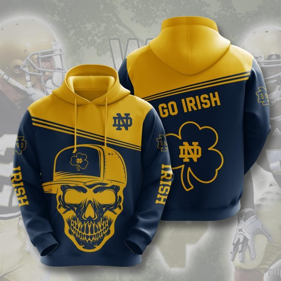 Notre Dame Fighting Irish 3D All Over Printed Sweatshirt, Hoodie, Zip Hoodie | Ncaa Fan Gear For Men, Women