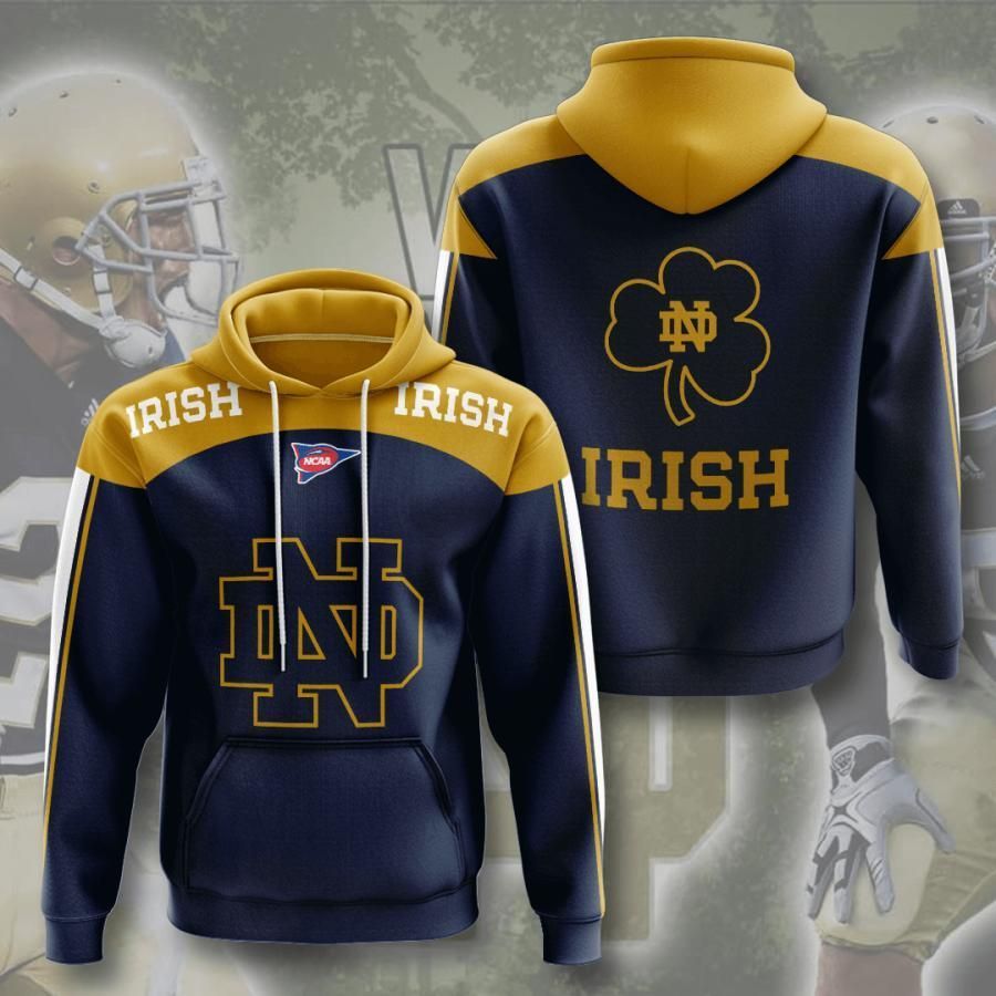 Notre Dame Fighting Irish 3D All Over Printed Sweatshirt, Hoodie, Zip Hoodie | Ncaa Fan Gear For Men, Women