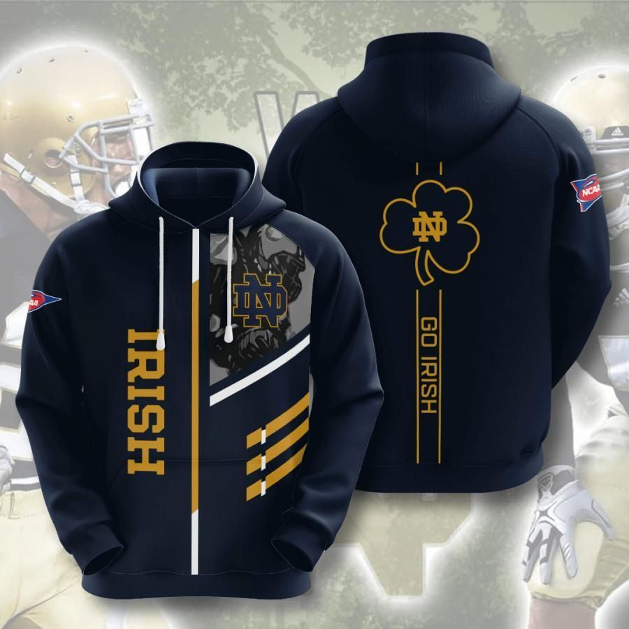 Notre Dame Fighting Irish 3D All Over Printed Sweatshirt, Hoodie, Zip Hoodie | Ncaa Fan Gear For Men, Women