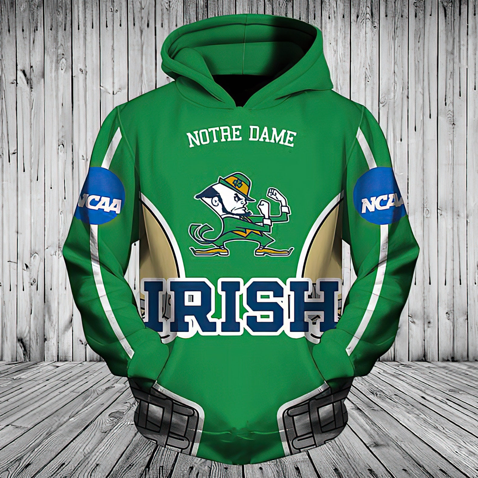 Notre Dame Fighting Irish 3D All Over Printed Sweatshirt, Hoodie, Zip Hoodie | Ncaa Fan Gear For Men, Women
