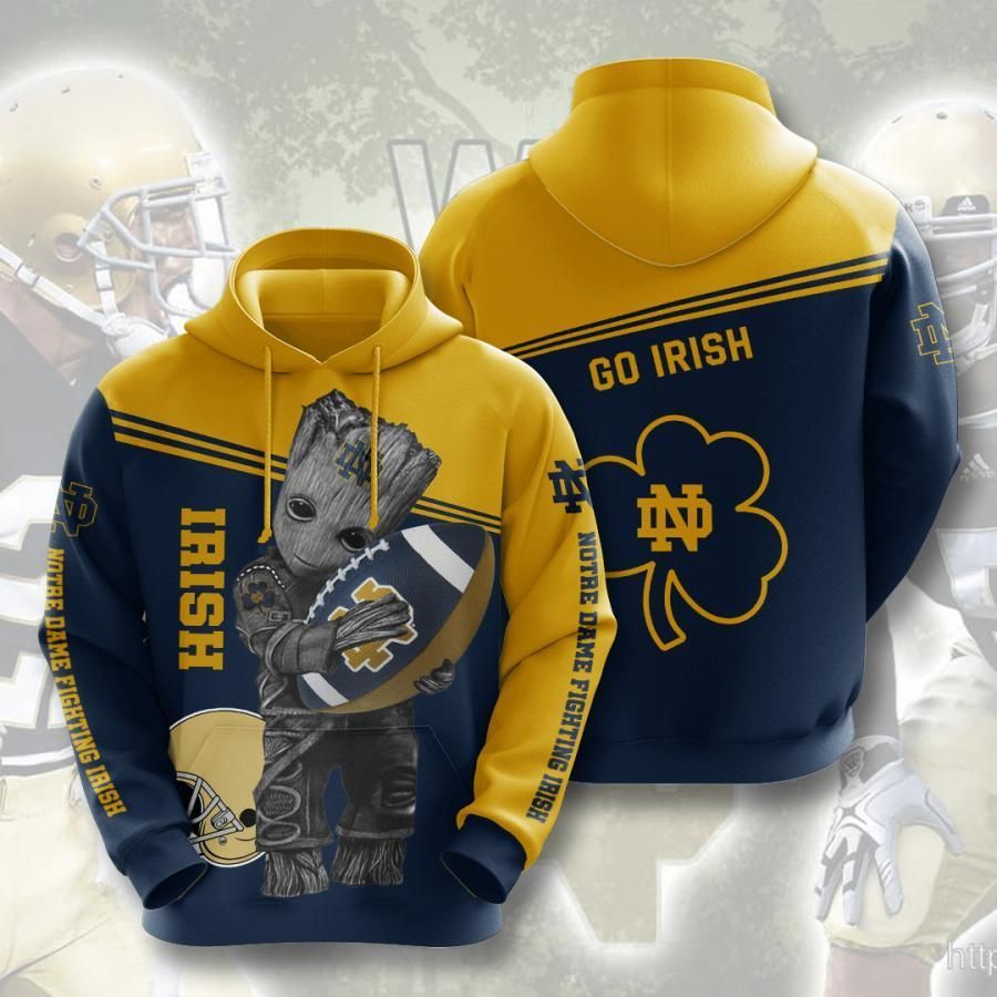 Notre Dame Fighting Irish 3D All Over Printed Sweatshirt, Hoodie, Zip Hoodie | Ncaa Fan Gear For Men, Women