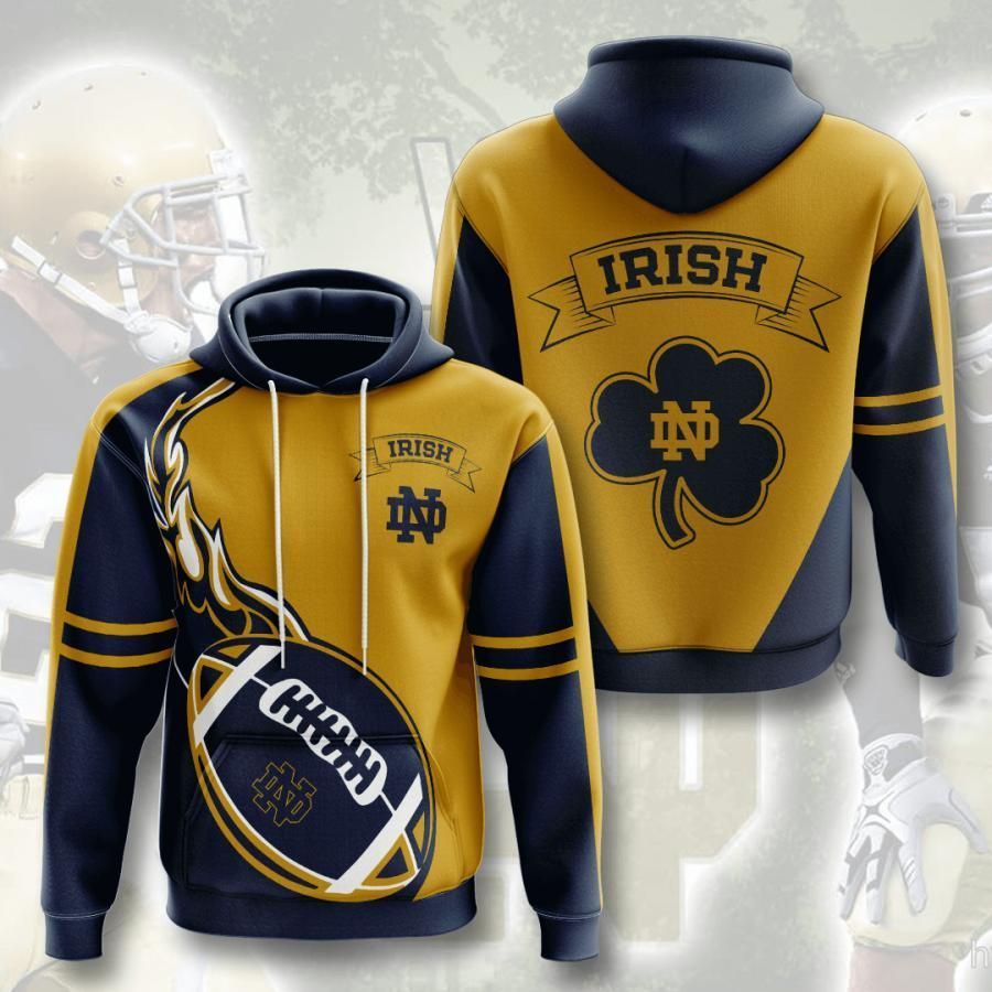 Notre Dame Fighting Irish 3D All Over Printed Sweatshirt, Hoodie, Zip Hoodie | Ncaa Fan Gear For Men, Women