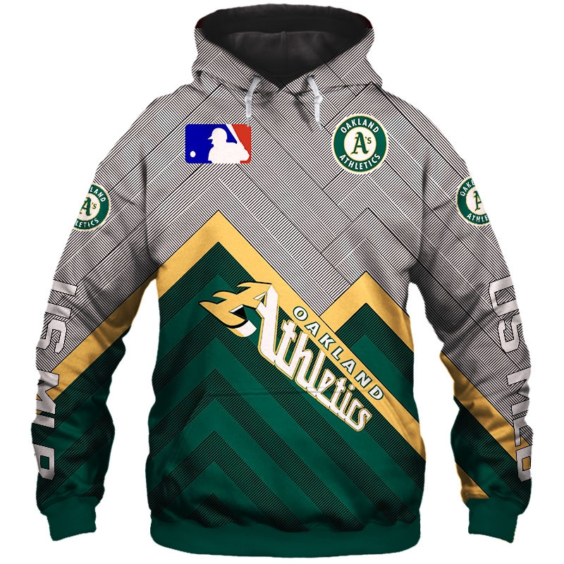 Oakland Athletics 3D All Over Printed Sweatshirt, Hoodie, Zip Hoodie | Fan Apparel For Men, Women