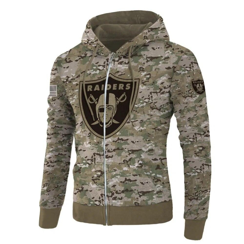 Oakland Raiders 3D All Over Printed Sweatshirt, Hoodie, Zip Hoodie | Nfl Fan Gear For Men, Women