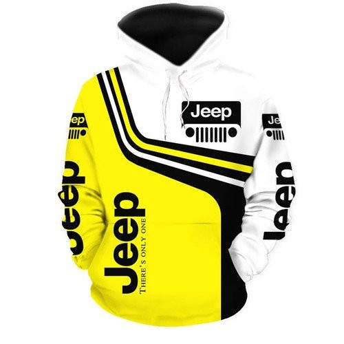 Official Jeep Pullover Unisex 3D All Over Printed Sweatshirt, Hoodie, Zip Hoodie | Fan Apparel For Men, Women