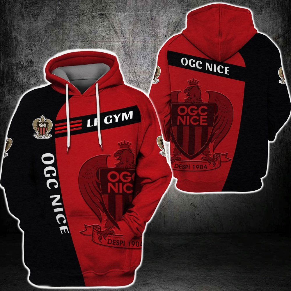 Ogc Nice Football Club 3D All Over Printed Sweatshirt, Hoodie, Zip Hoodie | Fan Apparel For Men, Women