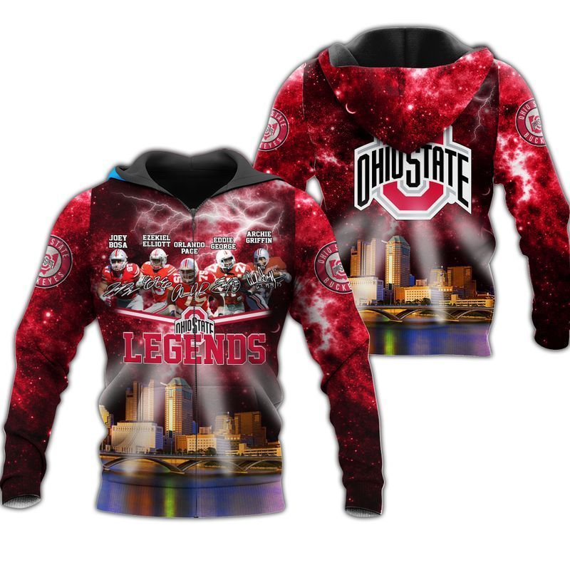 Ohio State Buckeyes 3D All Over Printed Sweatshirt, Hoodie, Zip Hoodie | Ncaa Fan Gear For Men, Women
