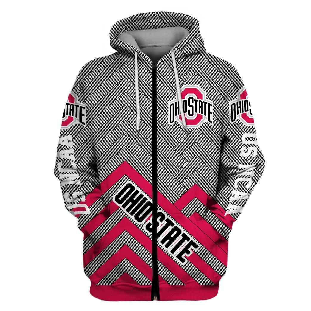 Ohio State Buckeyes 3D All Over Printed Sweatshirt, Hoodie, Zip Hoodie | Ncaa Fan Gear For Men, Women