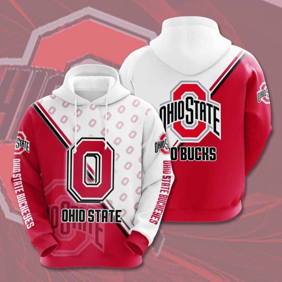 Ohio State Buckeyes 3D All Over Printed Sweatshirt, Hoodie, Zip Hoodie | Ncaa Fan Gear For Men, Women