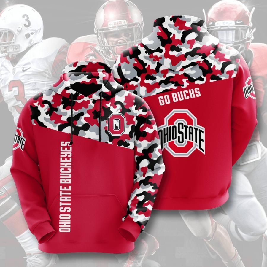Ohio State Buckeyes 3D All Over Printed Sweatshirt, Hoodie, Zip Hoodie | Ncaa Fan Gear For Men, Women