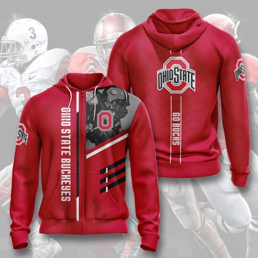 Ohio State Buckeyes 3D All Over Printed Sweatshirt, Hoodie, Zip Hoodie | Ncaa Fan Gear For Men, Women