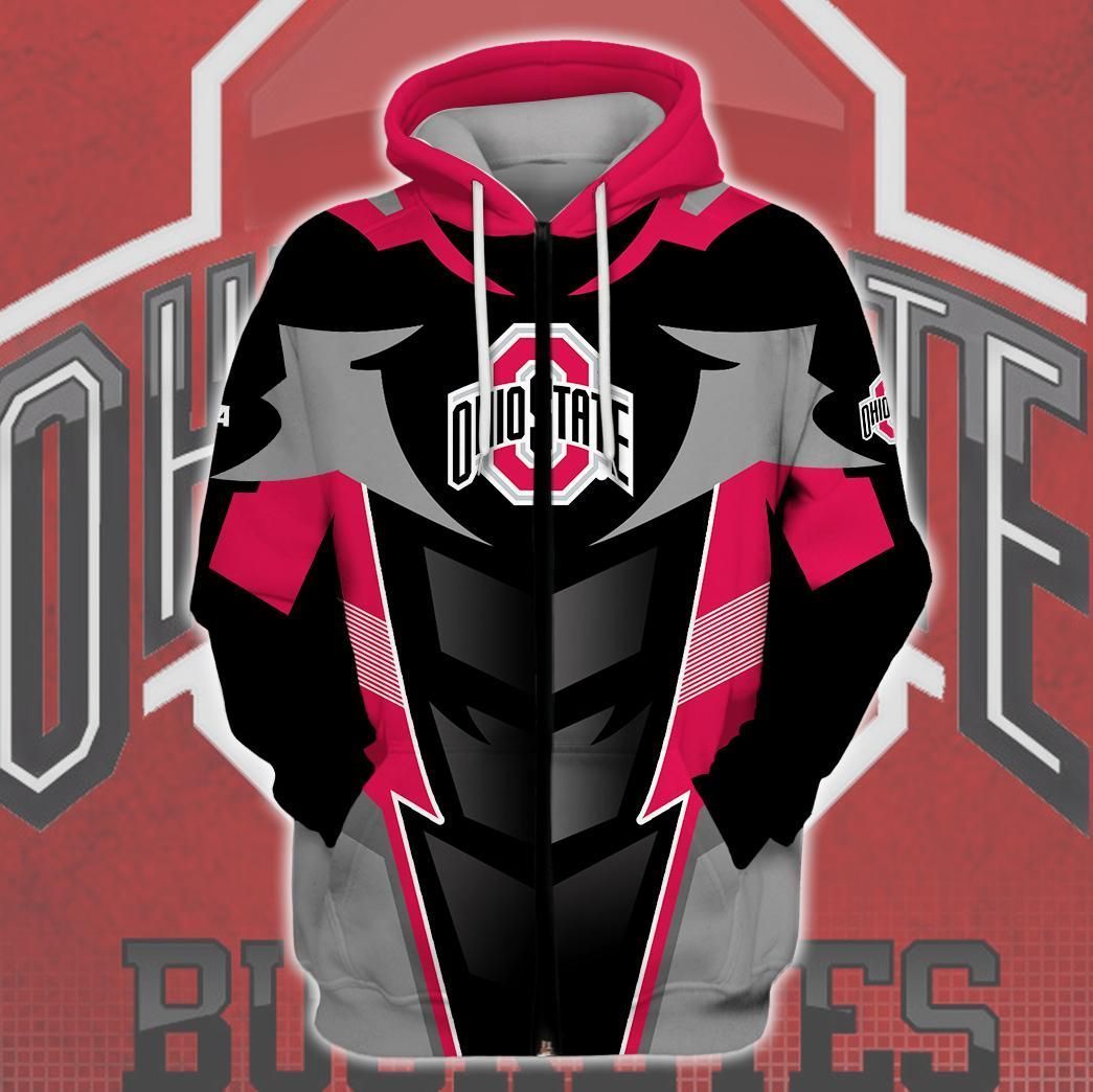 Ohio State Buckeyes 3D All Over Printed Sweatshirt, Hoodie, Zip Hoodie | Ncaa Fan Gear For Men, Women