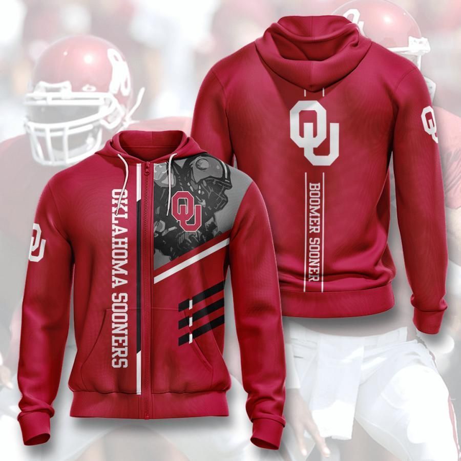 Oklahoma Sooners 3D All Over Printed Sweatshirt, Hoodie, Zip Hoodie | Fan Apparel For Men, Women