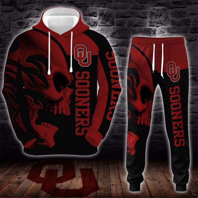 Oklahoma Sooners Skull 3D All Over Printed Sweatshirt, Hoodie, Zip Hoodie | Special Edition Fan Apparel For Men, Women