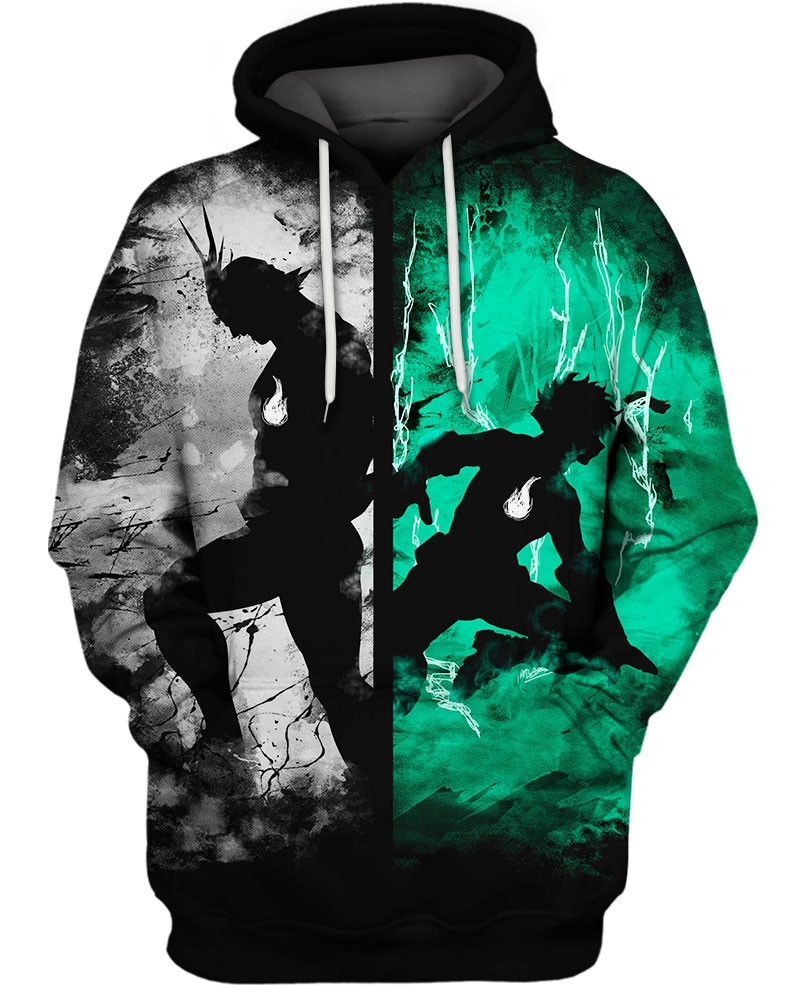 One For All My Hero Academia 3D All Over Printed Sweatshirt, Hoodie, Zip Hoodie | Fan Apparel For Men, Women