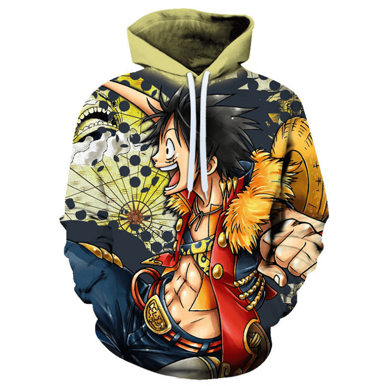 One Piece 3D All Over Printed Sweatshirt, Hoodie, Zip Hoodie | Fan Apparel For Men, Women
