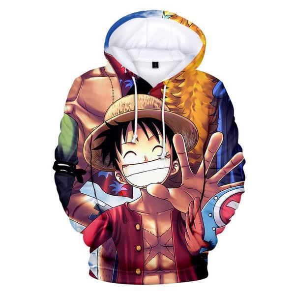 One Piece Anime 3D All Over Printed Sweatshirt, Hoodie, Zip Hoodie | Fan Apparel For Men, Women