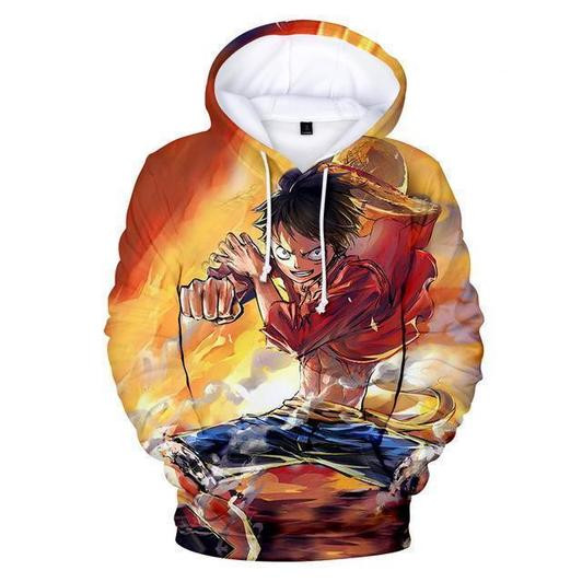 One Piece Luffy Gear 3D All Over Printed Sweatshirt, Hoodie, Zip Hoodie | Fan Apparel For Men, Women