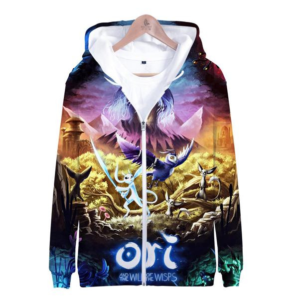 Ori And The Will Of The Wisps 3D All Over Printed Sweatshirt, Hoodie, Zip Hoodie | Fan Apparel For Men, Women