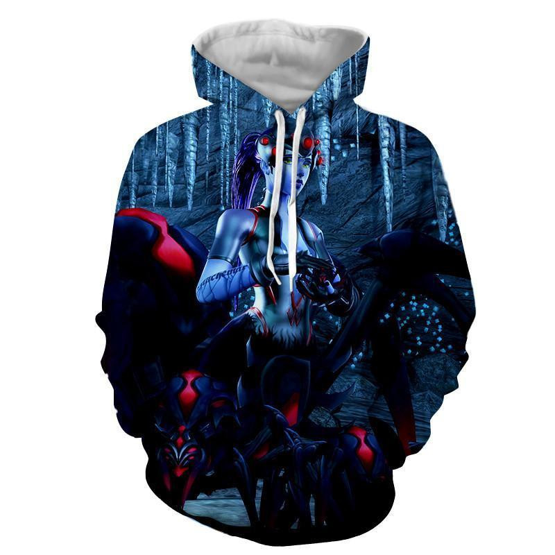 Overwatch Widowmaker Spider Queen 3D All Over Printed Sweatshirt, Hoodie, Zip Hoodie | Fan Apparel For Men, Women