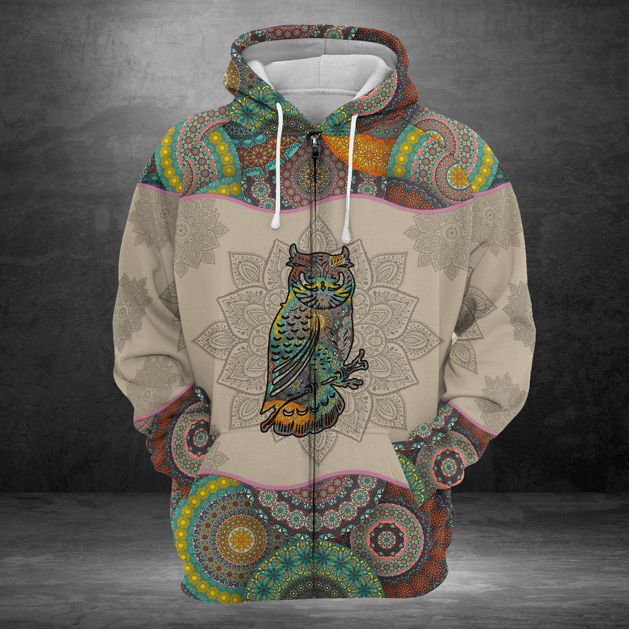 Owl 3D All Over Printed Sweatshirt, Hoodie, Zip Hoodie | Fan Apparel For Men, Women