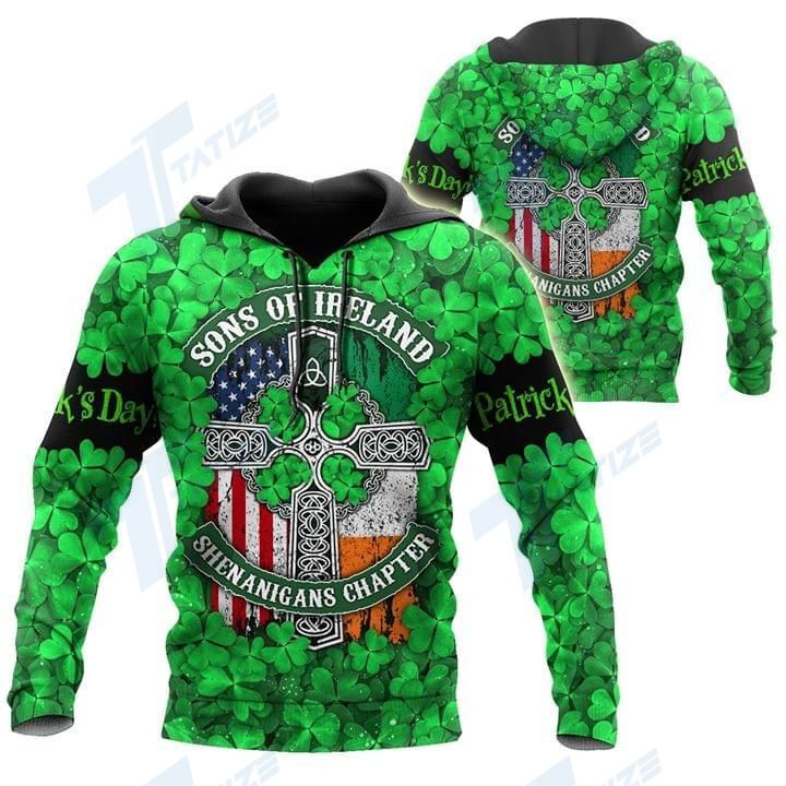 Patrick Day 3D All Over Printed Sweatshirt, Hoodie, Zip Hoodie | Fan Apparel For Men, Women