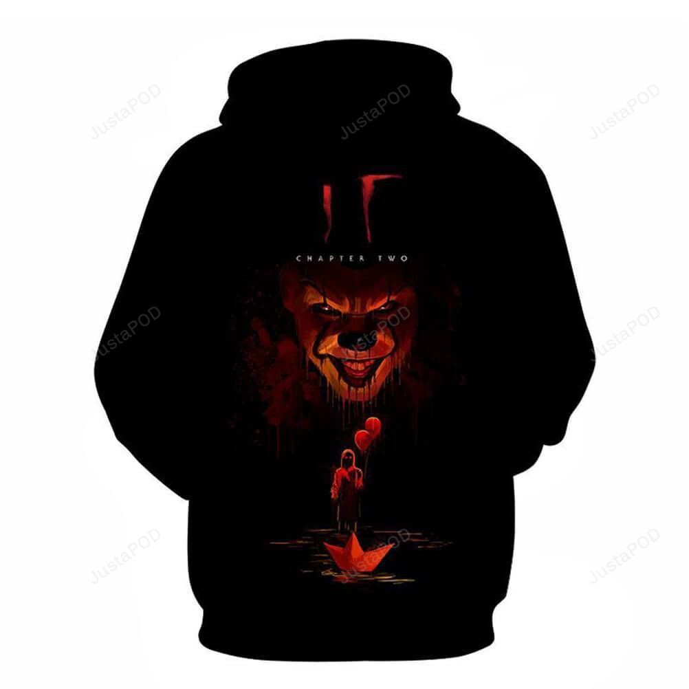 Pennywise Clown Cosplay 3D All Over Printed Sweatshirt, Hoodie, Zip Hoodie | Special Edition Fan Apparel For Men, Women