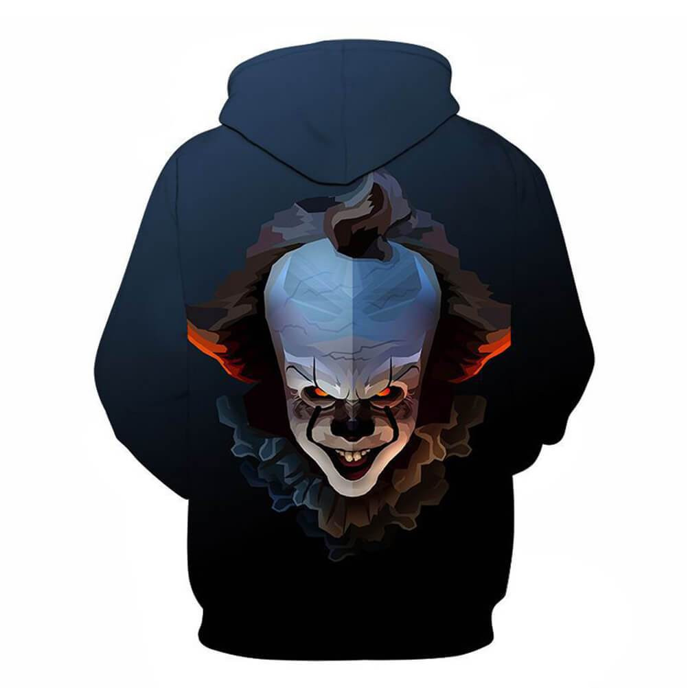 Pennywise Clown Cosplay Costume 3D All Over Printed Sweatshirt, Hoodie, Zip Hoodie | Special Edition Fan Apparel For Men, Women