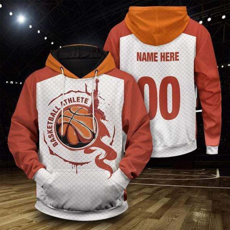 Personalized Basketball Athlete 3D All Over Printed Sweatshirt, Hoodie, Zip Hoodie | Fan Apparel For Men, Women