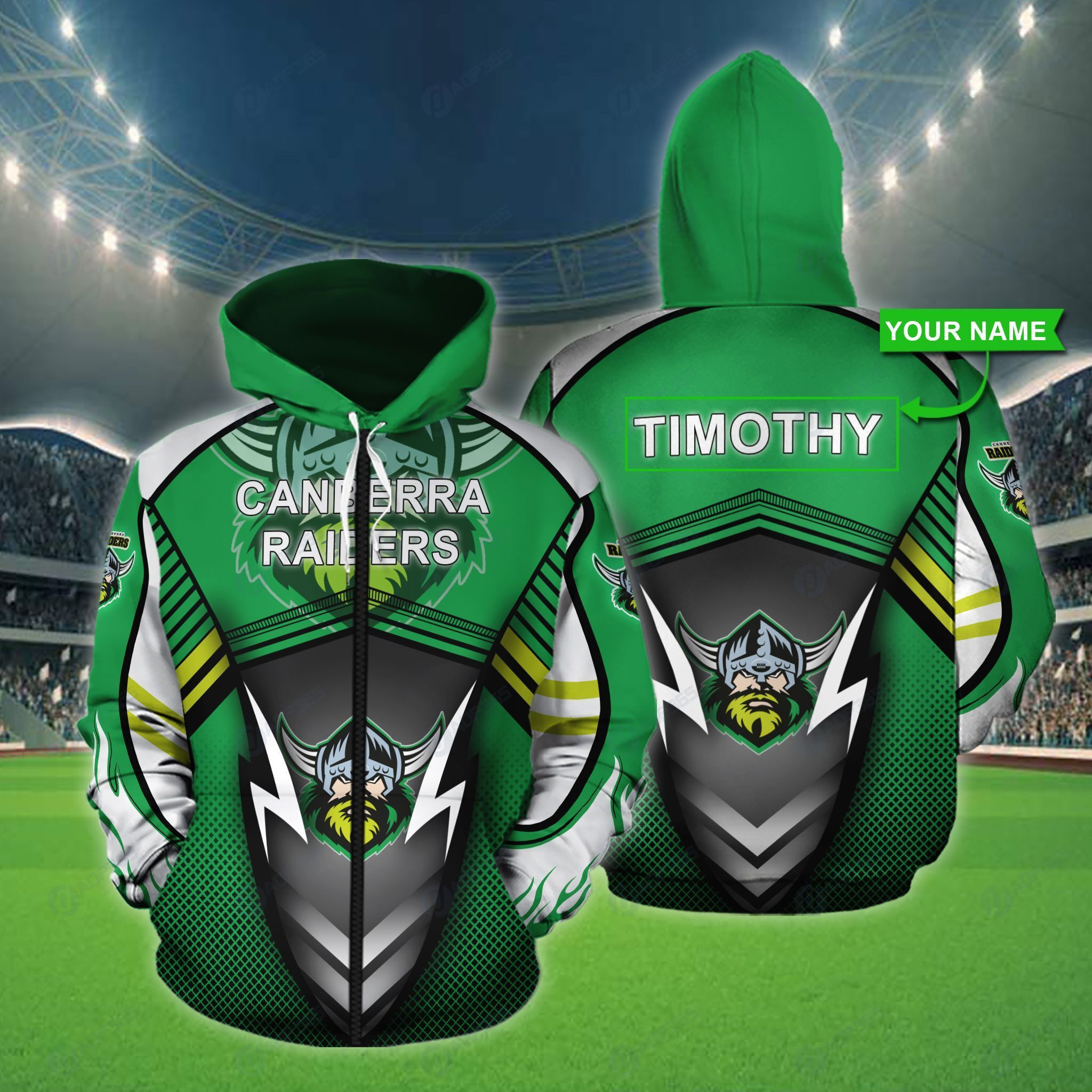 Personalized Canberra Raiders Custom 3D All Over Printed Sweatshirt, Hoodie, Zip Hoodie | Nfl Fan Gear For Men, Women
