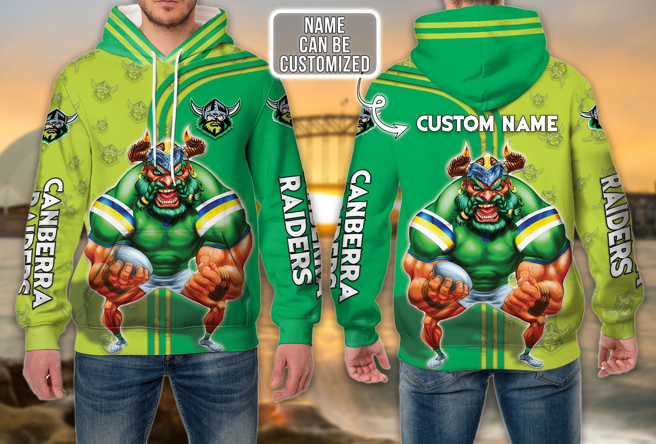 Personalized Canberra Raiders Nrl Custom 3D All Over Printed Sweatshirt, Hoodie, Zip Hoodie | Nfl Fan Gear For Men, Women