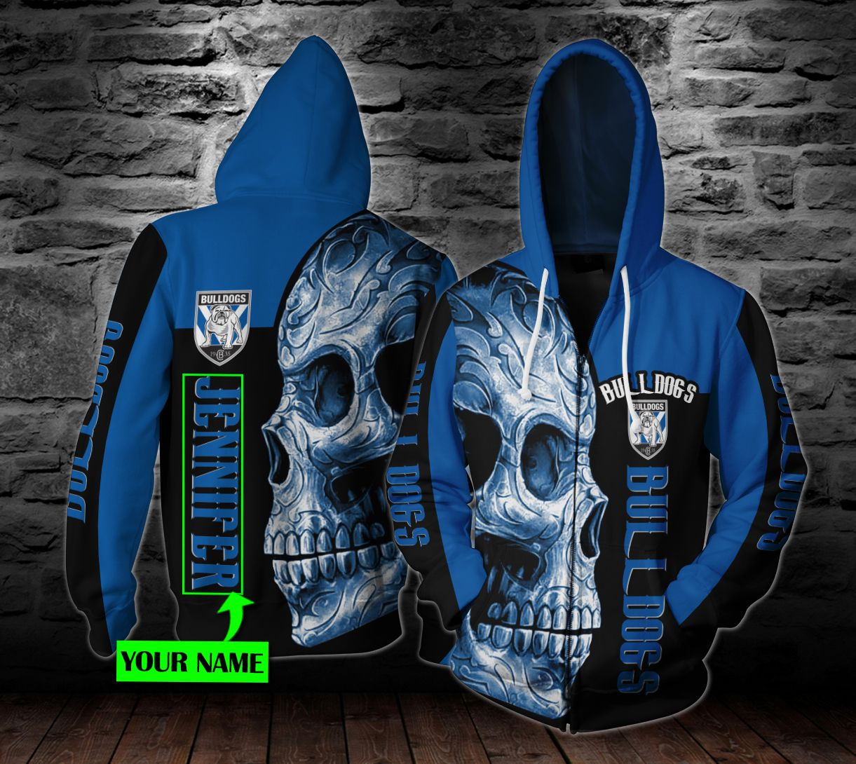Personalized Canterbury Bankstown Bulldogs Custom 3D All Over Printed Sweatshirt, Hoodie, Zip Hoodie | Fan Apparel For Men, Women