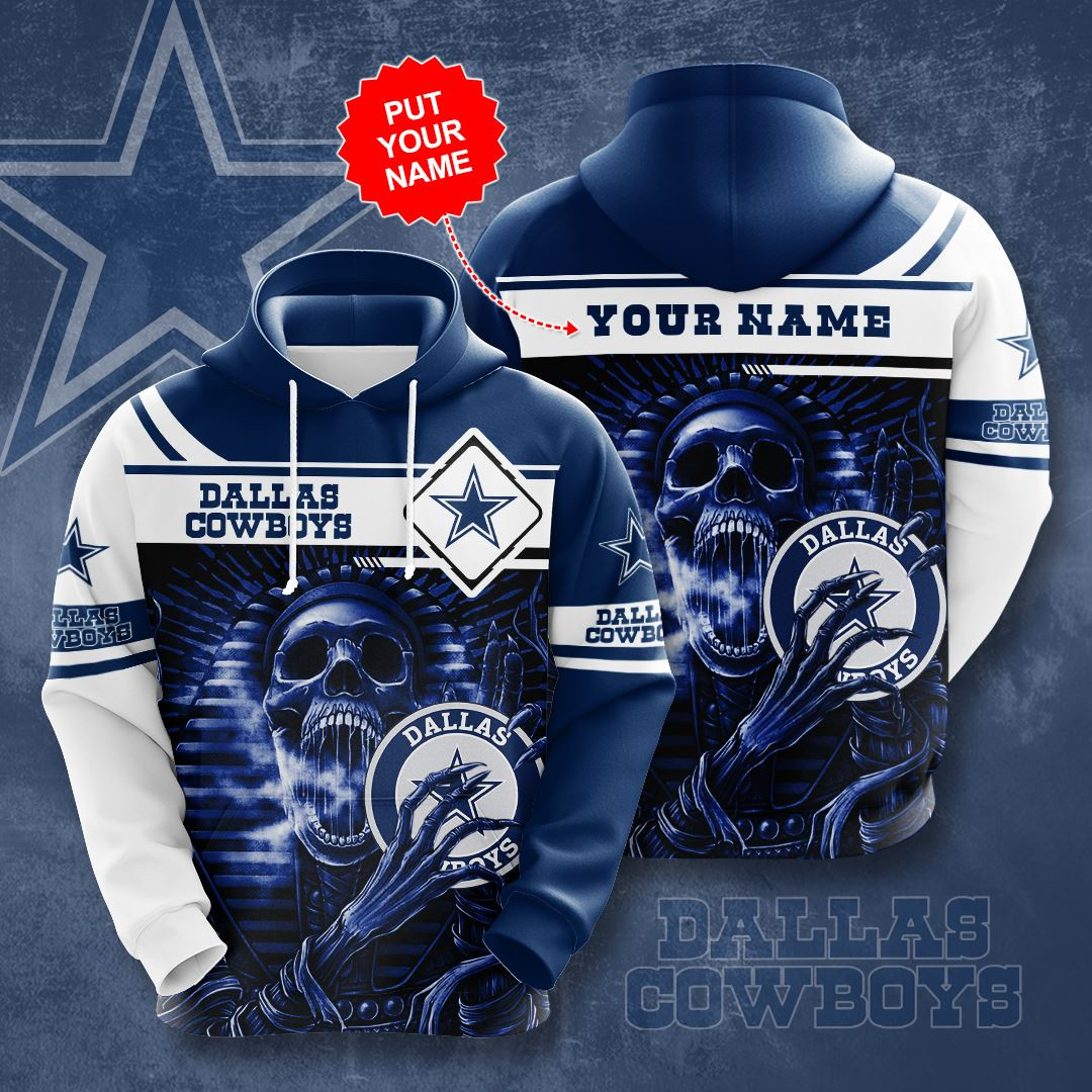 Personalized Dallas Cowboys Custom 3D All Over Printed Sweatshirt, Hoodie, Zip Hoodie | Nfl Fan Gear For Men, Women