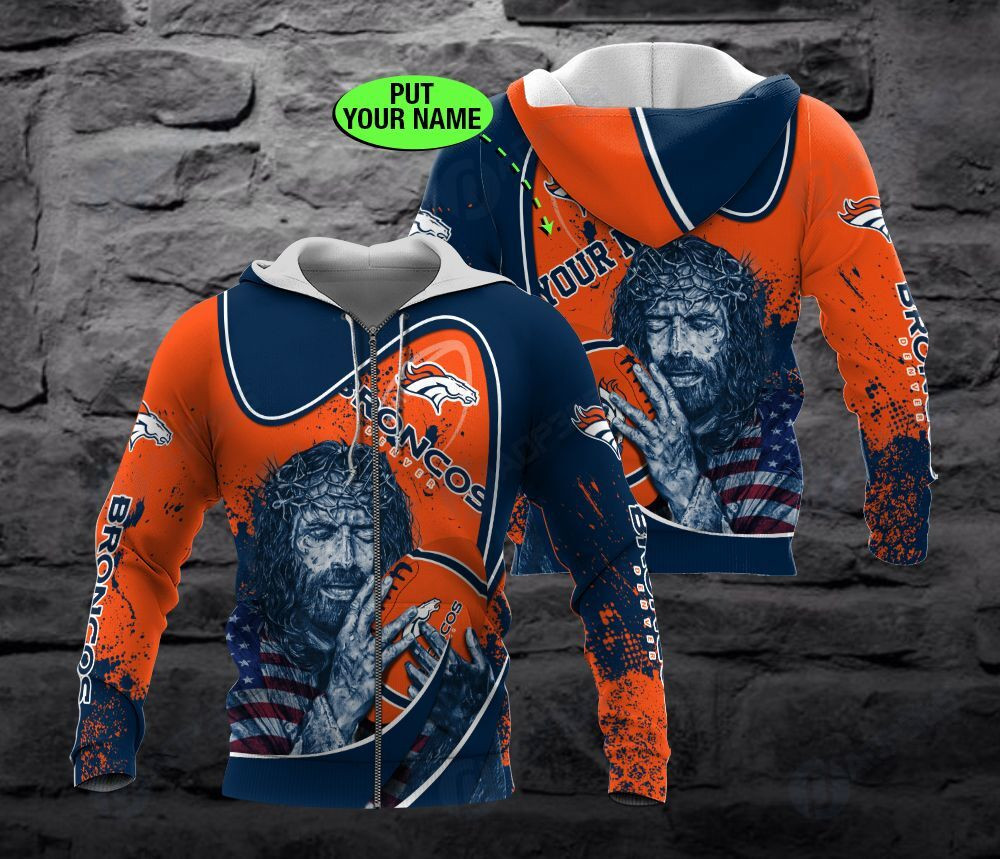 Personalized Denver Broncos Nfl Custom 3D All Over Printed Sweatshirt, Hoodie, Zip Hoodie | Nfl Fan Gear For Men, Women