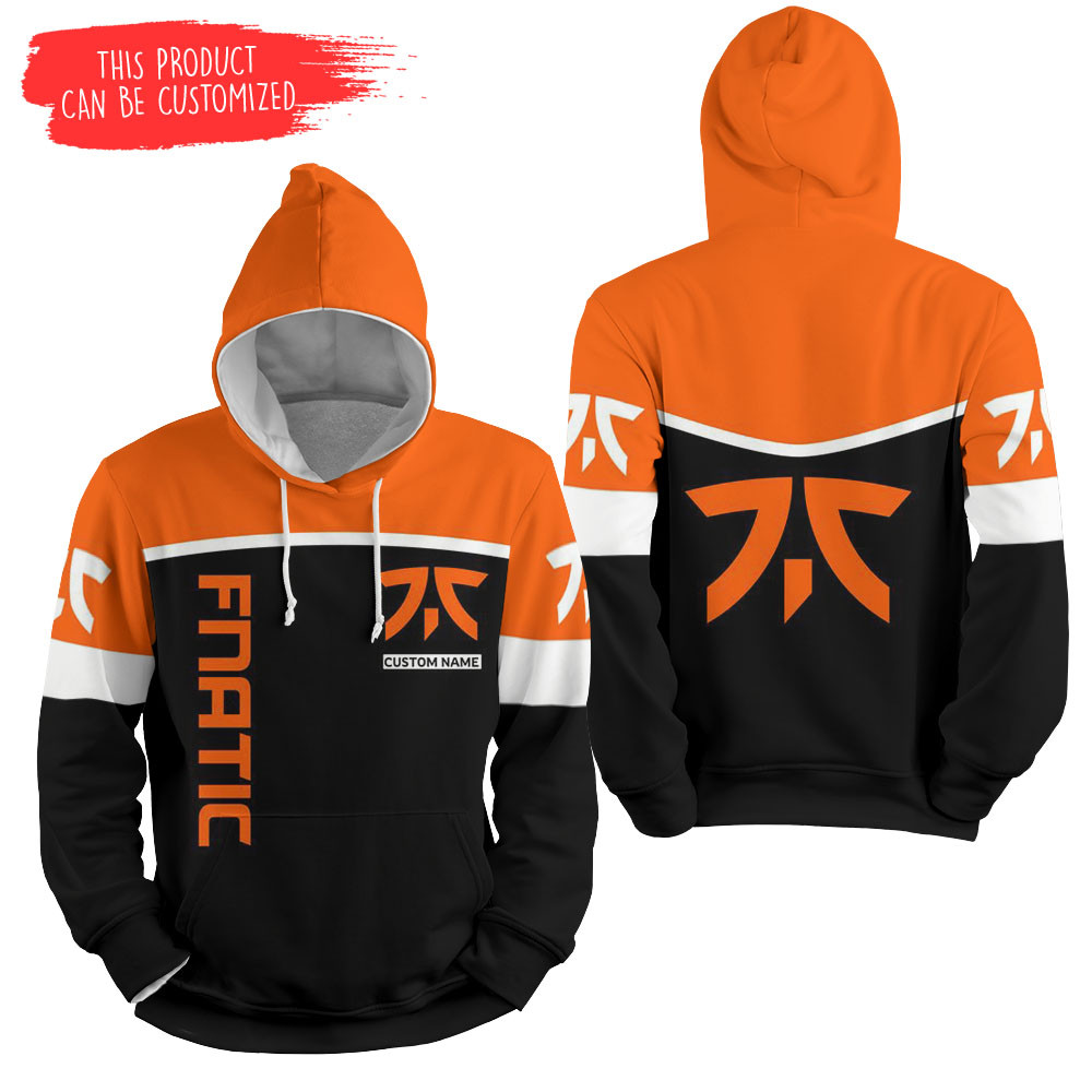 Personalized Fnatic Esports 3D All Over Printed Sweatshirt, Hoodie, Zip Hoodie | Fan Apparel For Men, Women