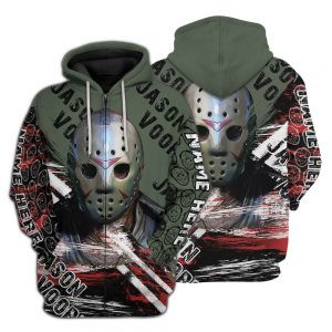 Personalized Friday The 13th Jason Voorhees Custom Name 3D All Over Printed Sweatshirt, Hoodie, Zip Hoodie | Fan Apparel For Men, Women