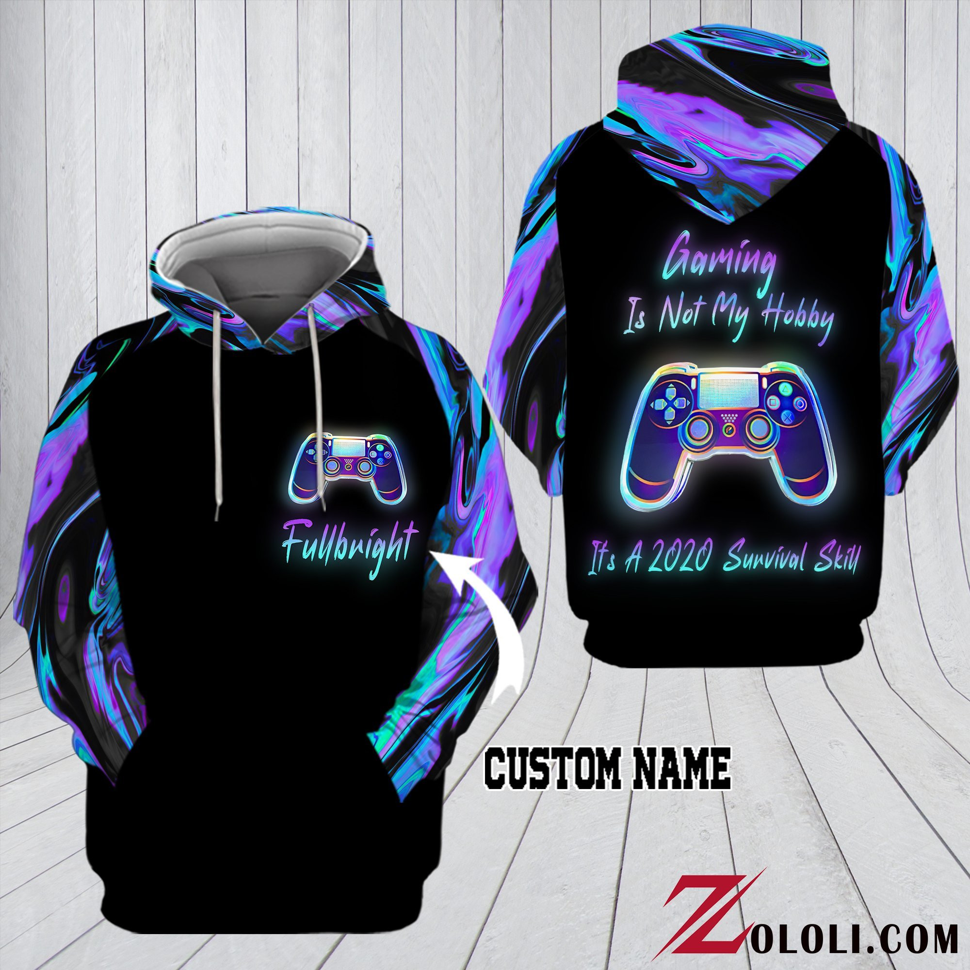 Personalized Gaming Is Not My Hobby It's A 2020 Survival Skill 3D All Over Printed Sweatshirt, Hoodie, Zip Hoodie | Fan Apparel For Men, Women
