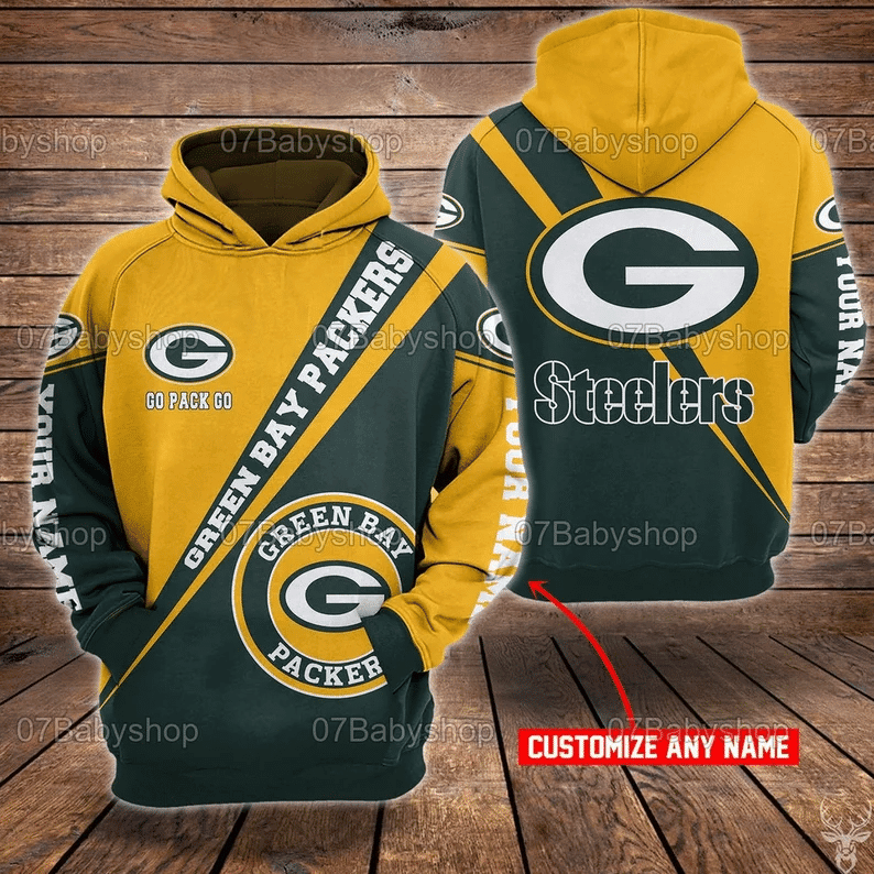 Personalized Green Bay Packers Nfl All Over Print 3D All Over Printed Sweatshirt, Hoodie, Zip Hoodie | Nfl Fan Gear For Men, Women