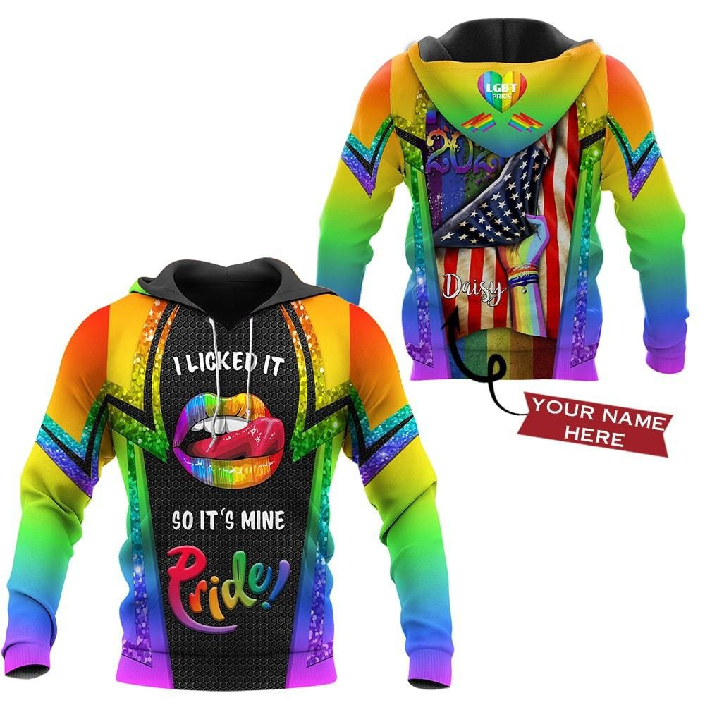 Personalized Lgbt It's Mine Pride Custom Name 3D All Over Printed Sweatshirt, Hoodie, Zip Hoodie | Fan Apparel For Men, Women
