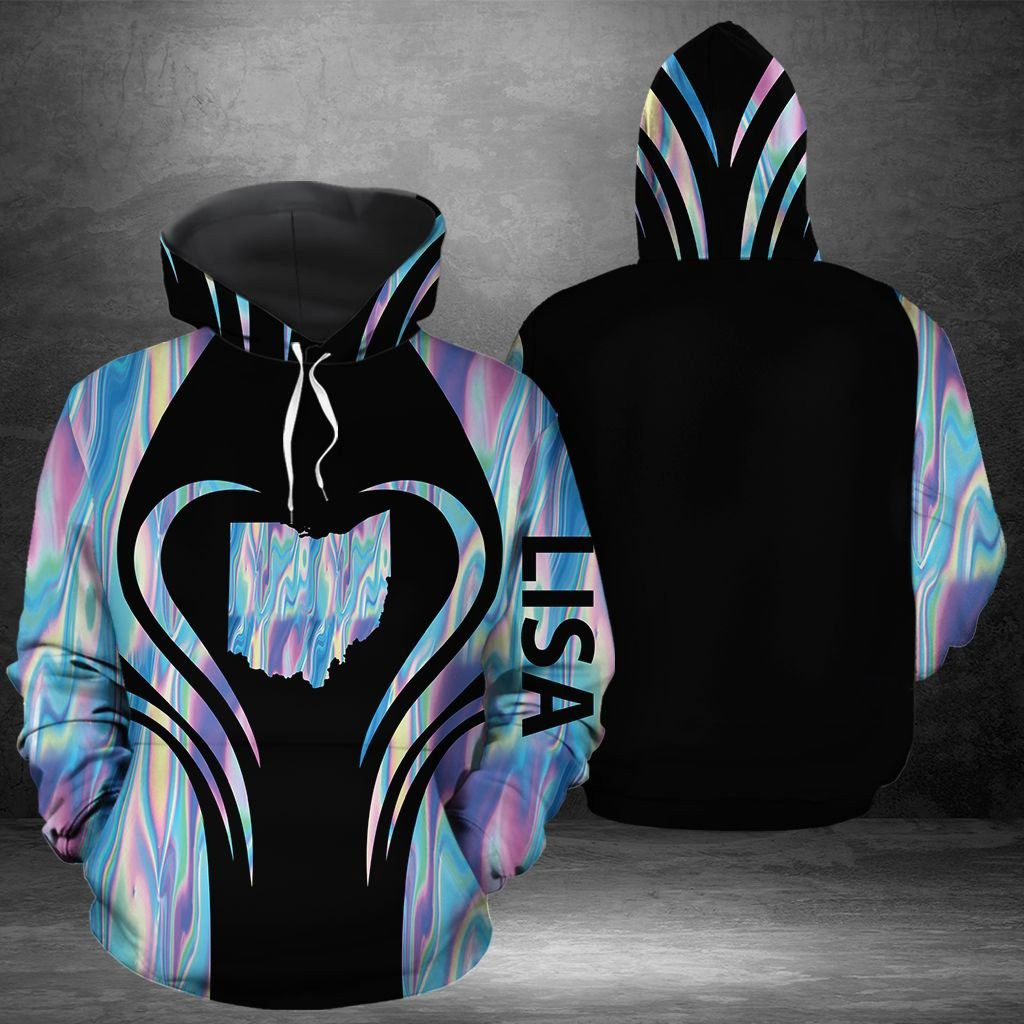 Personalized Love Ohio Custom 3D All Over Printed Sweatshirt, Hoodie, Zip Hoodie | Fan Apparel For Men, Women
