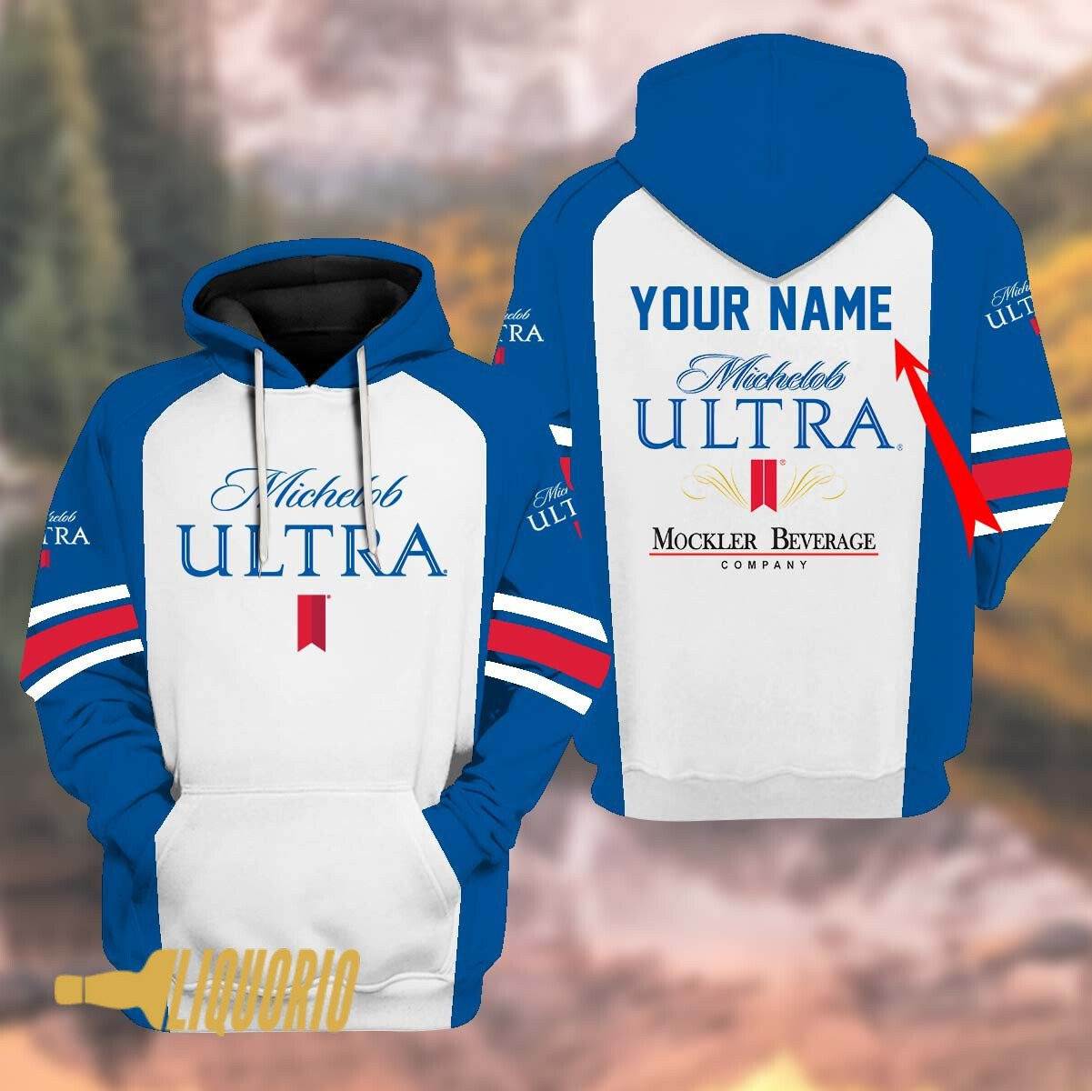 Personalized Michelob Ultra All Over Print 3D All Over Printed Sweatshirt, Hoodie, Zip Hoodie | Fan Apparel For Men, Women