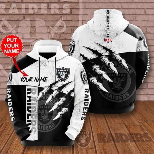Personalized Nfl Las Vegas Raiders All Over Print 3D All Over Printed Sweatshirt, Hoodie, Zip Hoodie | Nfl Fan Gear For Men, Women