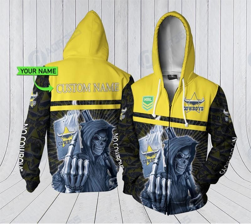 Personalized North Queensland Cowboys Nrl Custom 3D All Over Printed Sweatshirt, Hoodie, Zip Hoodie | Nfl Fan Gear For Men, Women