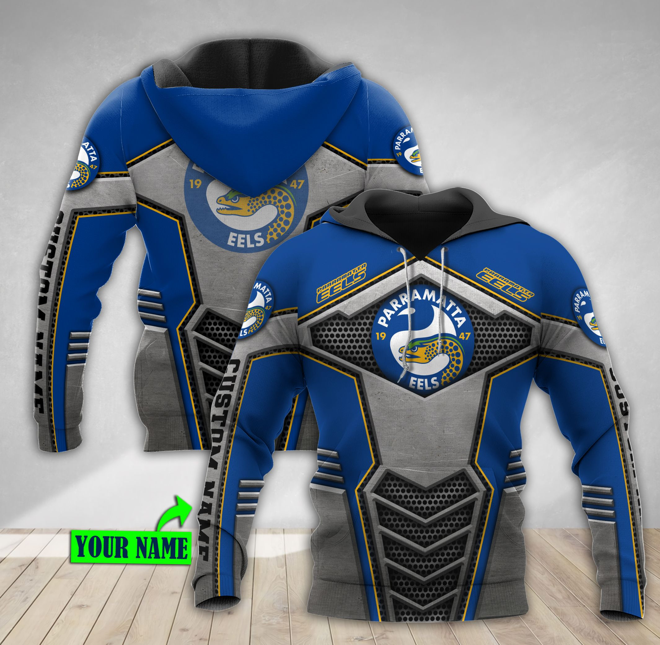 Personalized Parramatta Eels 3D All Over Printed Sweatshirt, Hoodie, Zip Hoodie | Fan Apparel For Men, Women