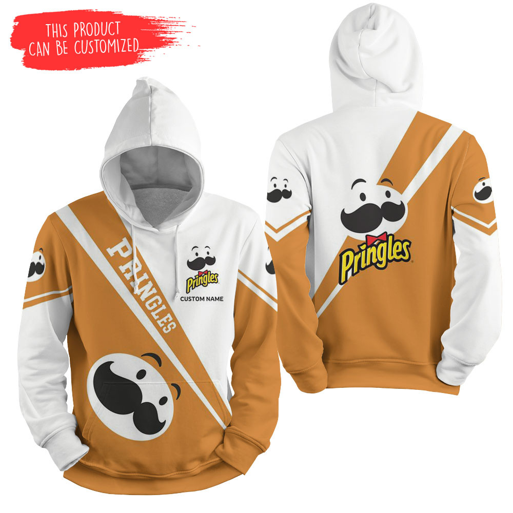 Personalized Pringles Flat Vector 3D All Over Printed Sweatshirt, Hoodie, Zip Hoodie | Fan Apparel For Men, Women