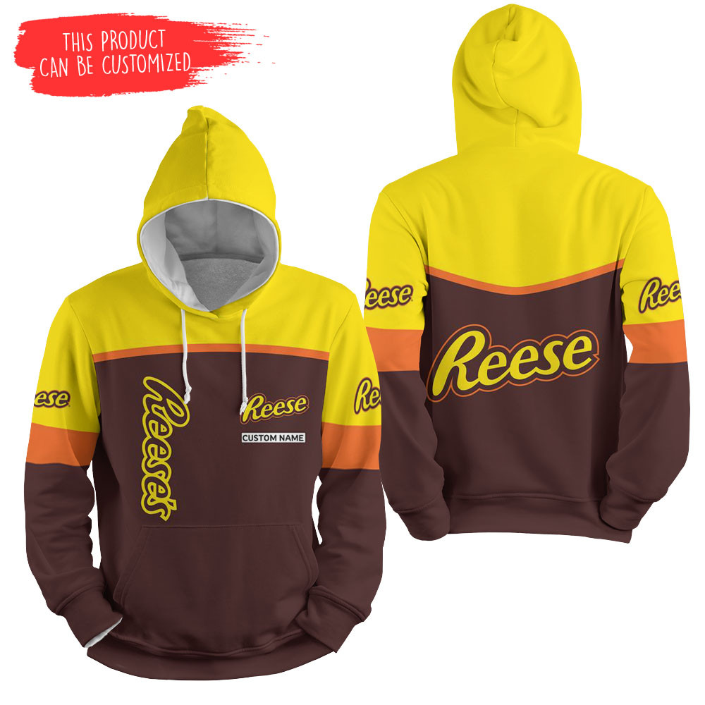 Personalized Reese's 3D All Over Printed Sweatshirt, Hoodie, Zip Hoodie | Fan Apparel For Men, Women