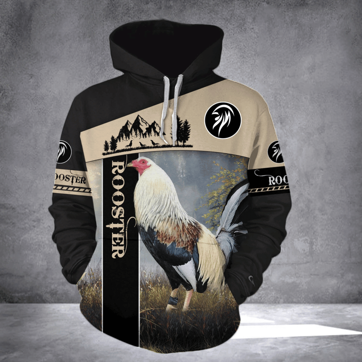 Personalized Rooster Zip Hoodie 3D All Over Printed Sweatshirt, Hoodie, Zip Hoodie | Fan Apparel For Men, Women